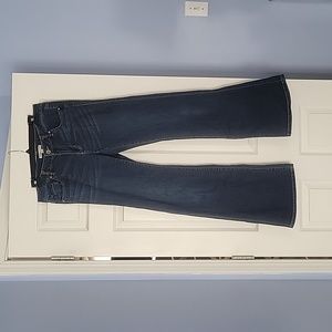 Cabi wide flair stretch jeans
